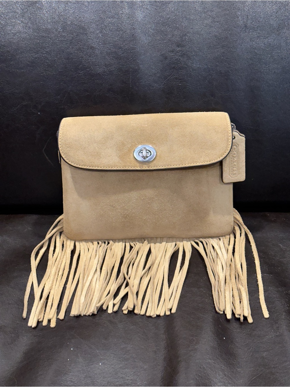 Coach 1964 Fringe Bag Re-Edition with Turn-Lock |crossbody strap only CU034